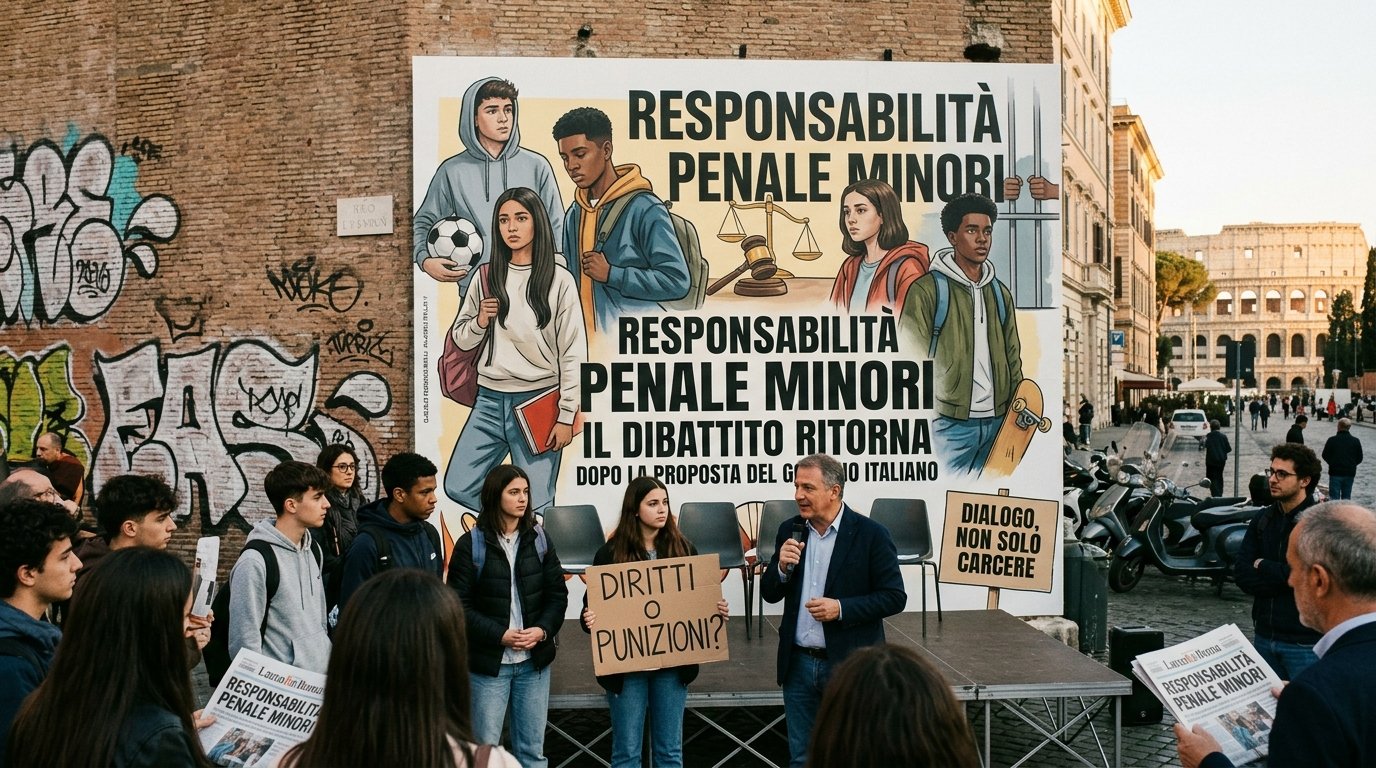 Responsabilidade penal de menores volta ao debate após proposta do governo italiano