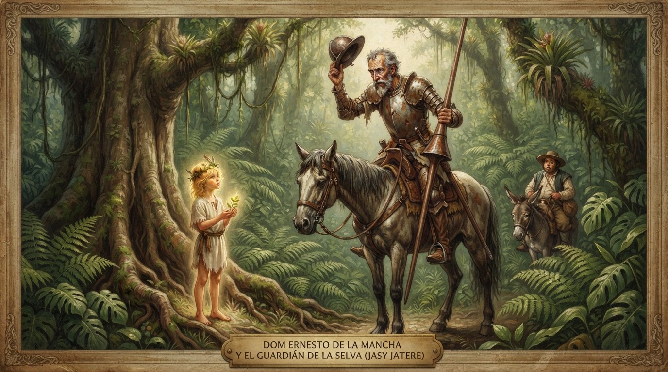 Dom Ernesto de la Mancha e também um mito guarani