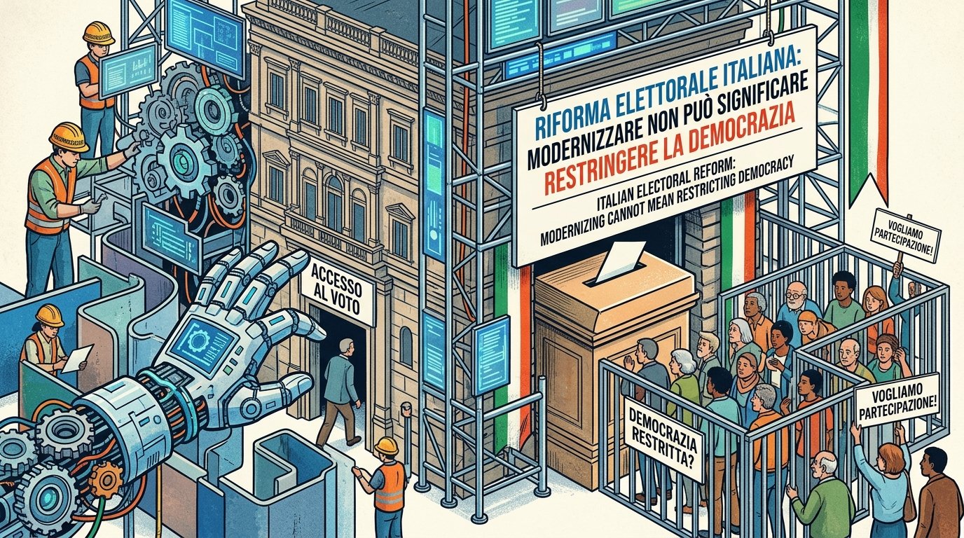 Reforma eleitoral italiana: modernizar não pode significar restringir a democracia