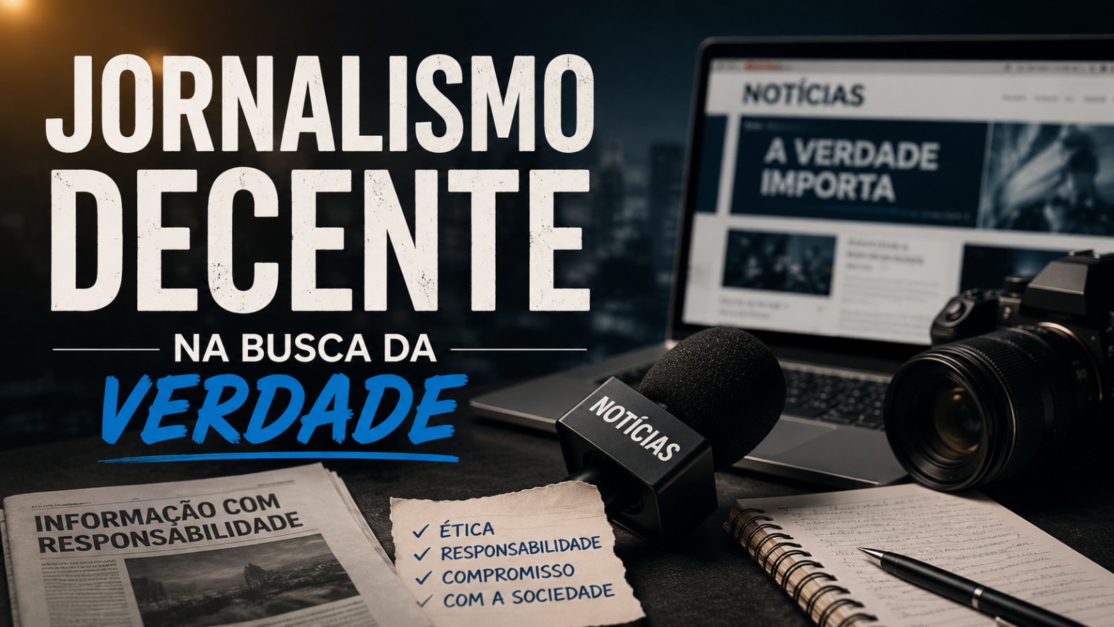 JORNALISMO DECENTE NA BUSCA DA VERDADE