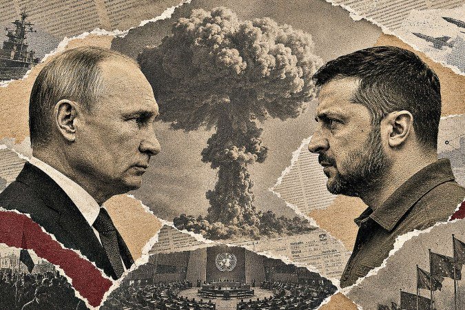 A insensatez da chantagem nuclear entre Putin e Zelensky na guerra da Ucrânia