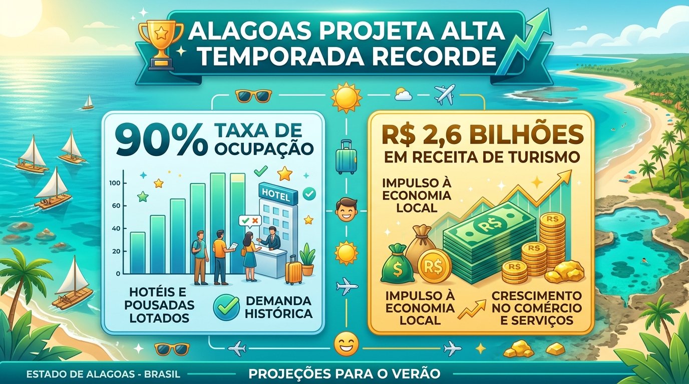 Praia paradisíaca no litoral de Alagoas