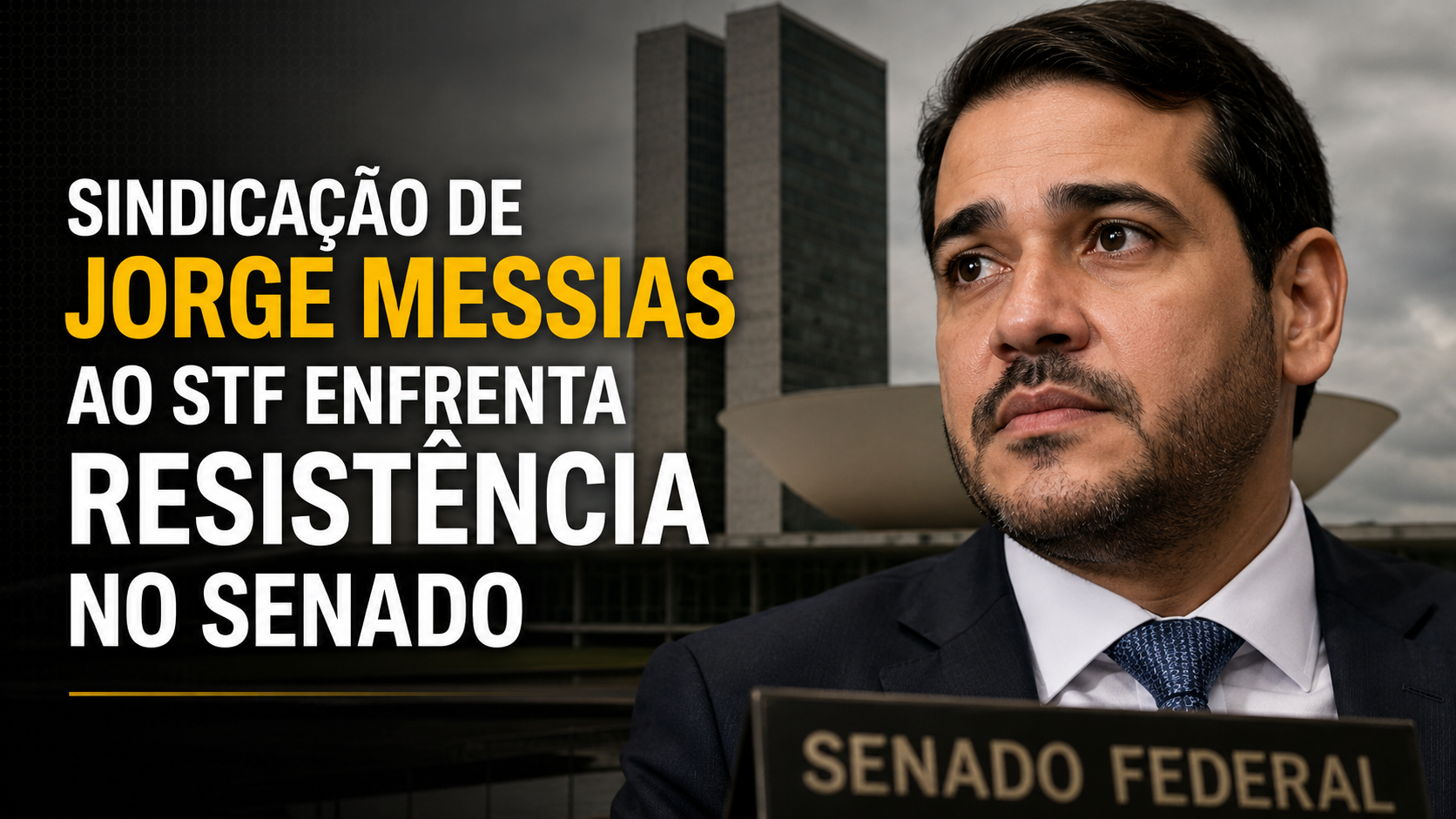 Capa editorial RT Notícias sobre a indicação de Jorge Messias ao STF