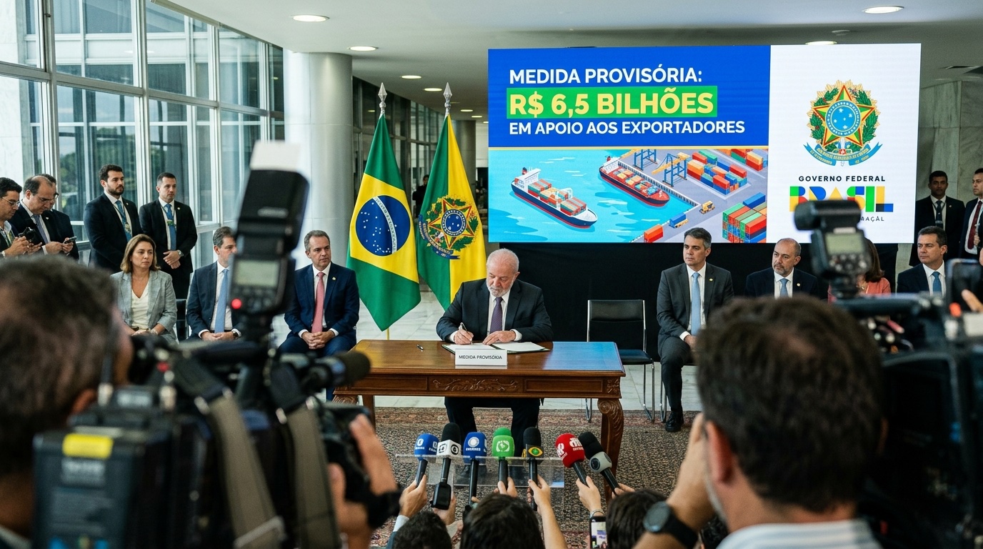 Contêineres em porto de exportação