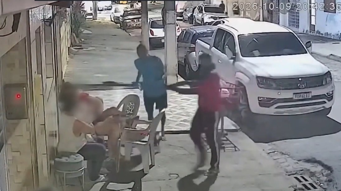 Câmera de segurança em rua de Maceió