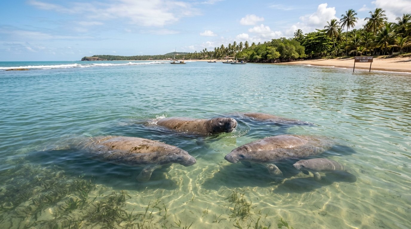 Peixe-boi marinho, espécie ameaçada de extinção