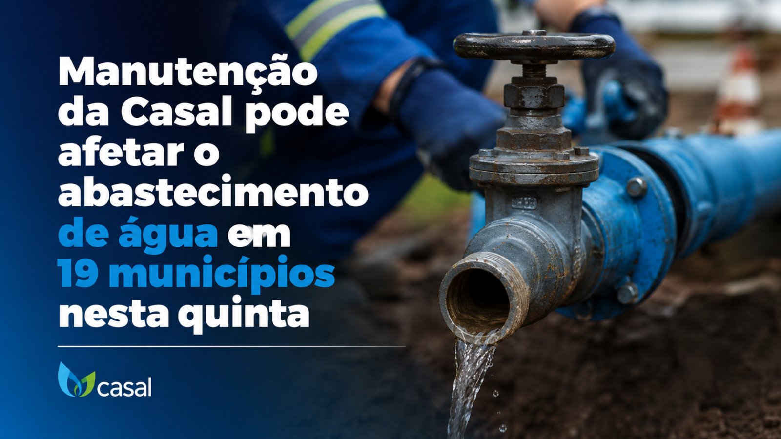 Caixa d'água e tubulação de abastecimento