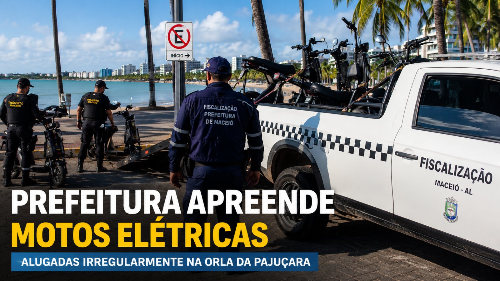 Orla da Pajuçara, em Maceió