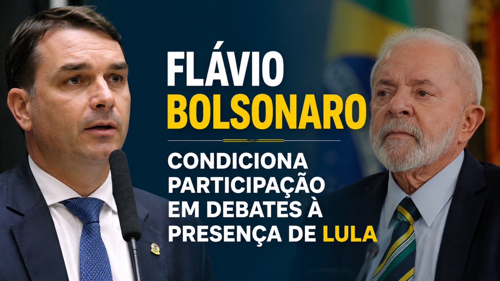 Estúdio de televisão preparado para debate eleitoral