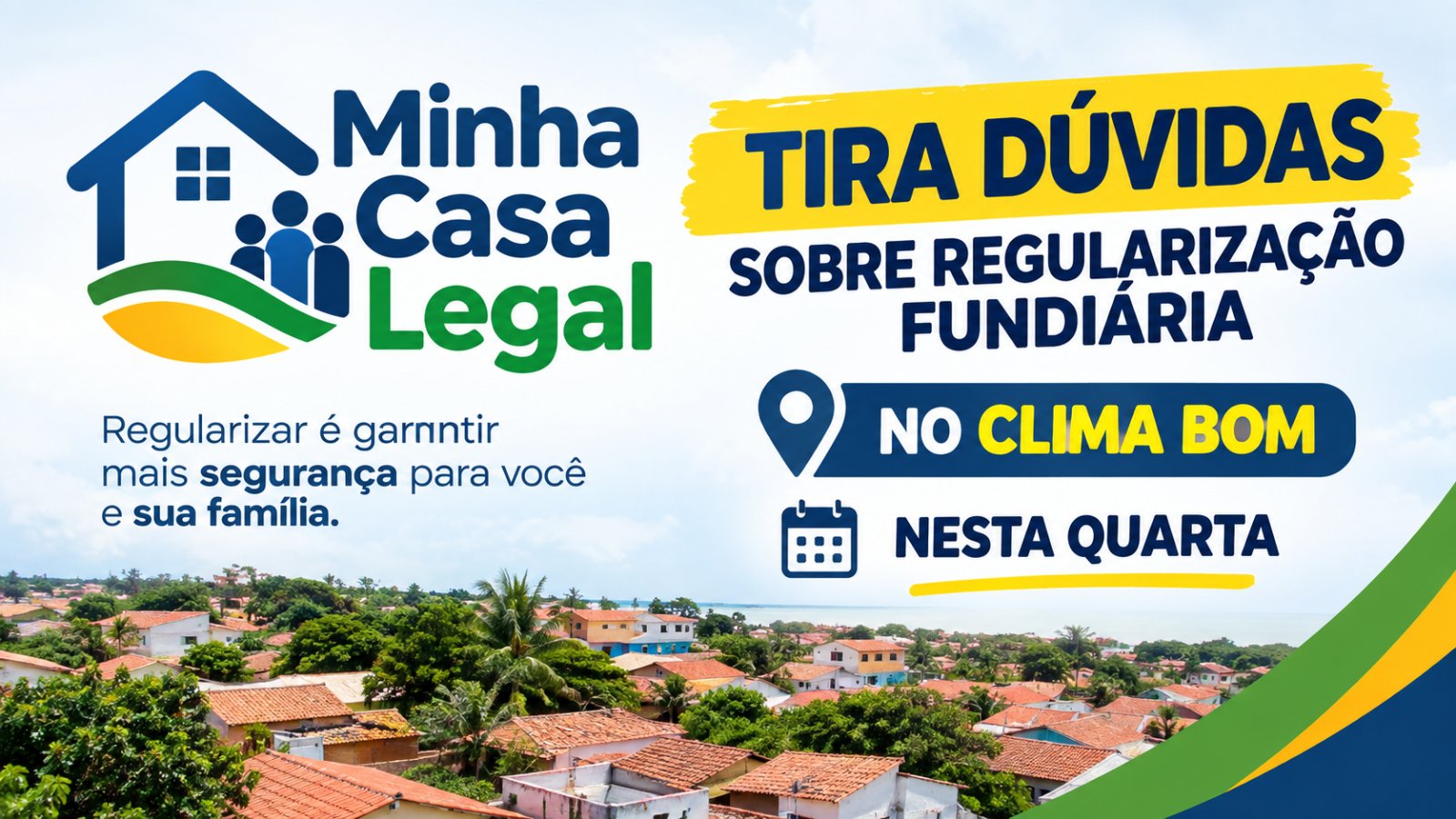 Atendimento sobre regularização fundiária em bairro de Maceió