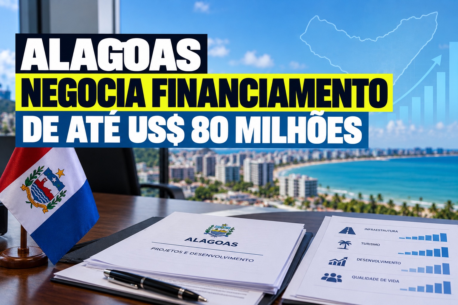Representantes do governo de Alagoas em missão internacional