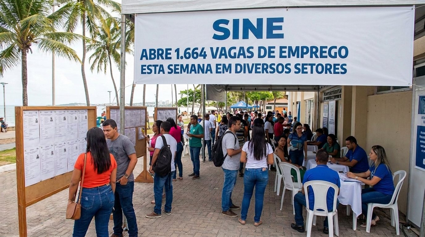 Atendimento de vagas de emprego no Sine Maceió