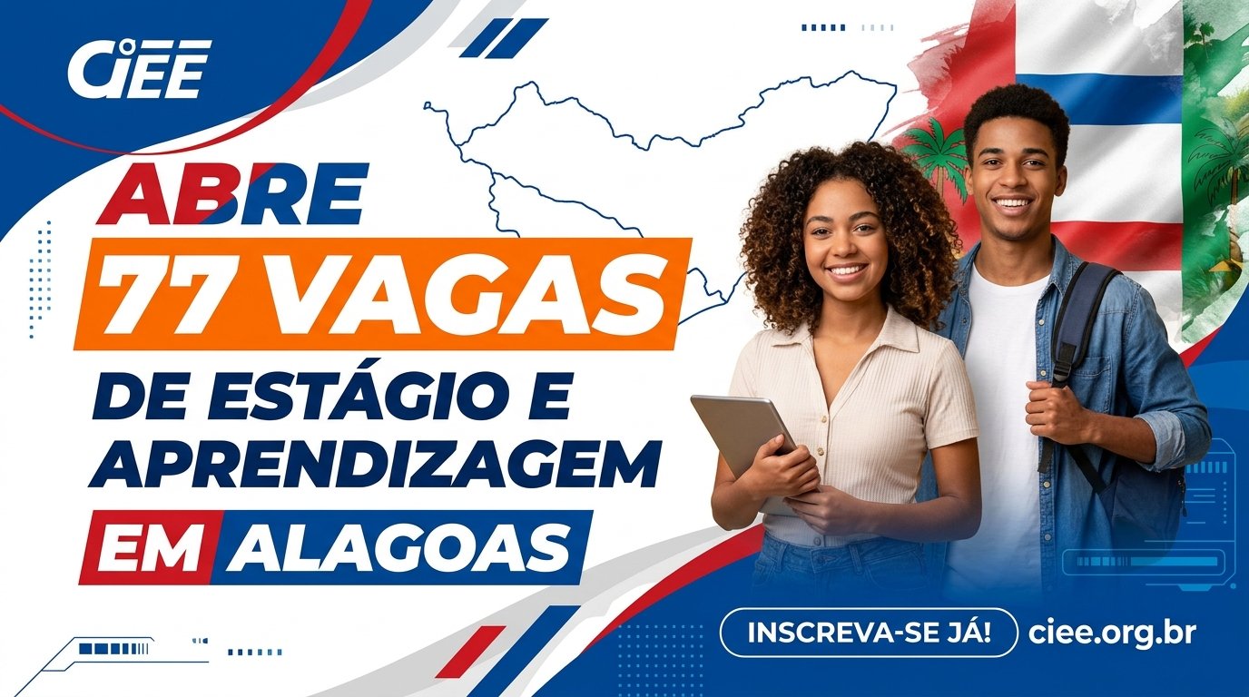 Estudante em ambiente de trabalho e estágio