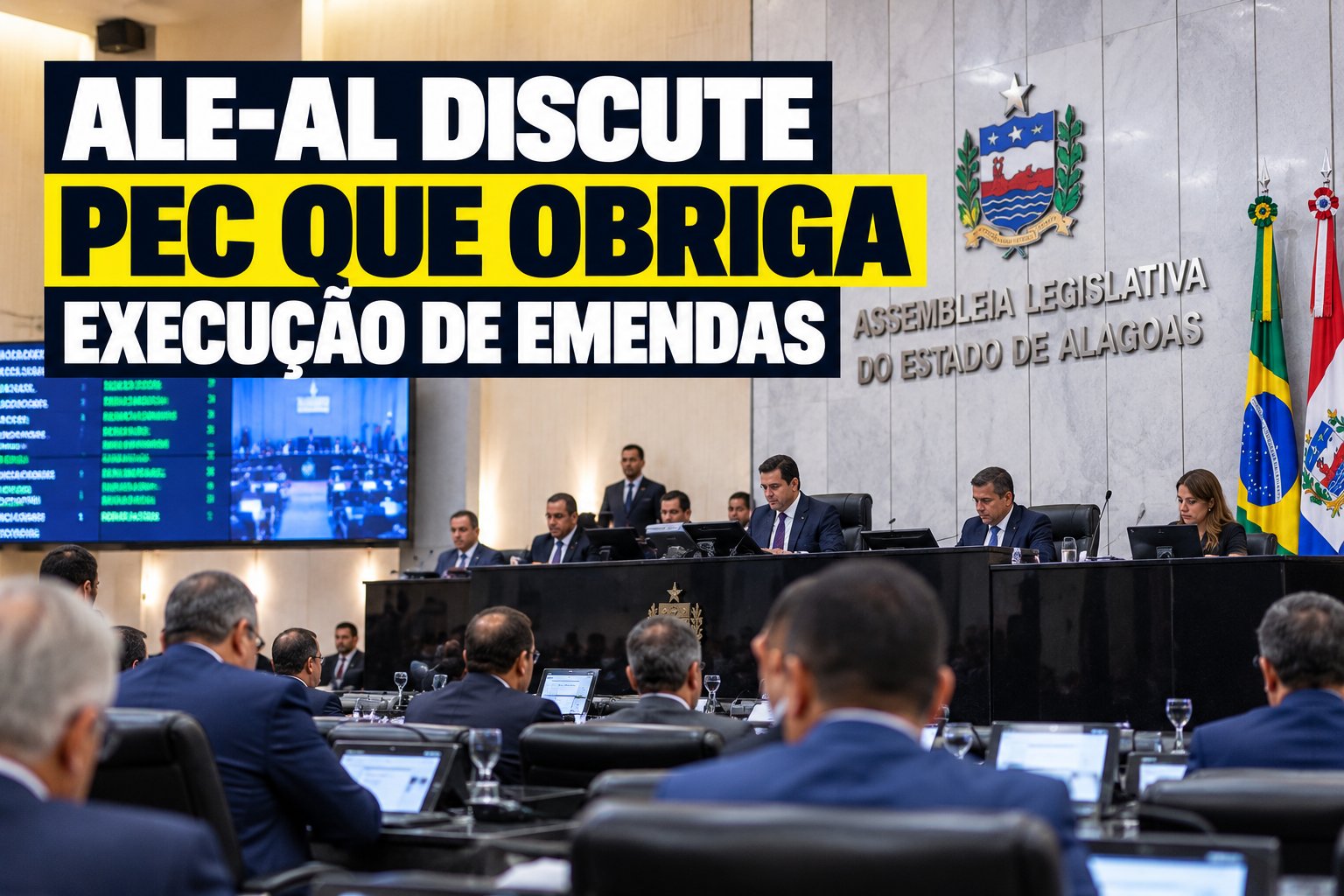 Plenário da Assembleia Legislativa de Alagoas em sessão