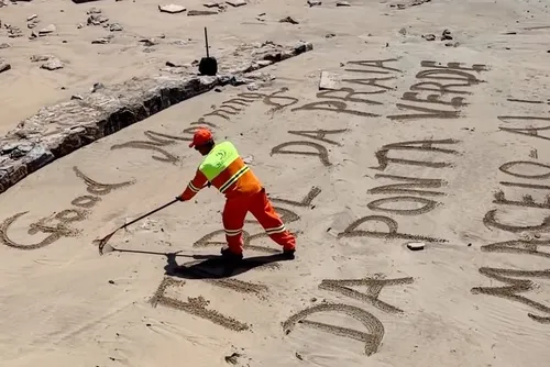 Areia da praia de Ponta Verde, em Maceió