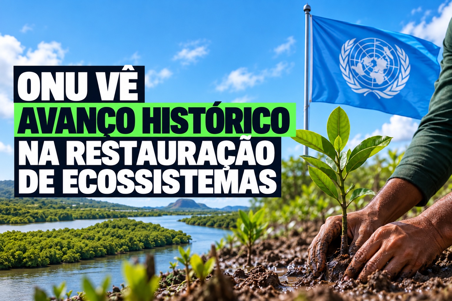 Floresta em processo de restauração ecológica