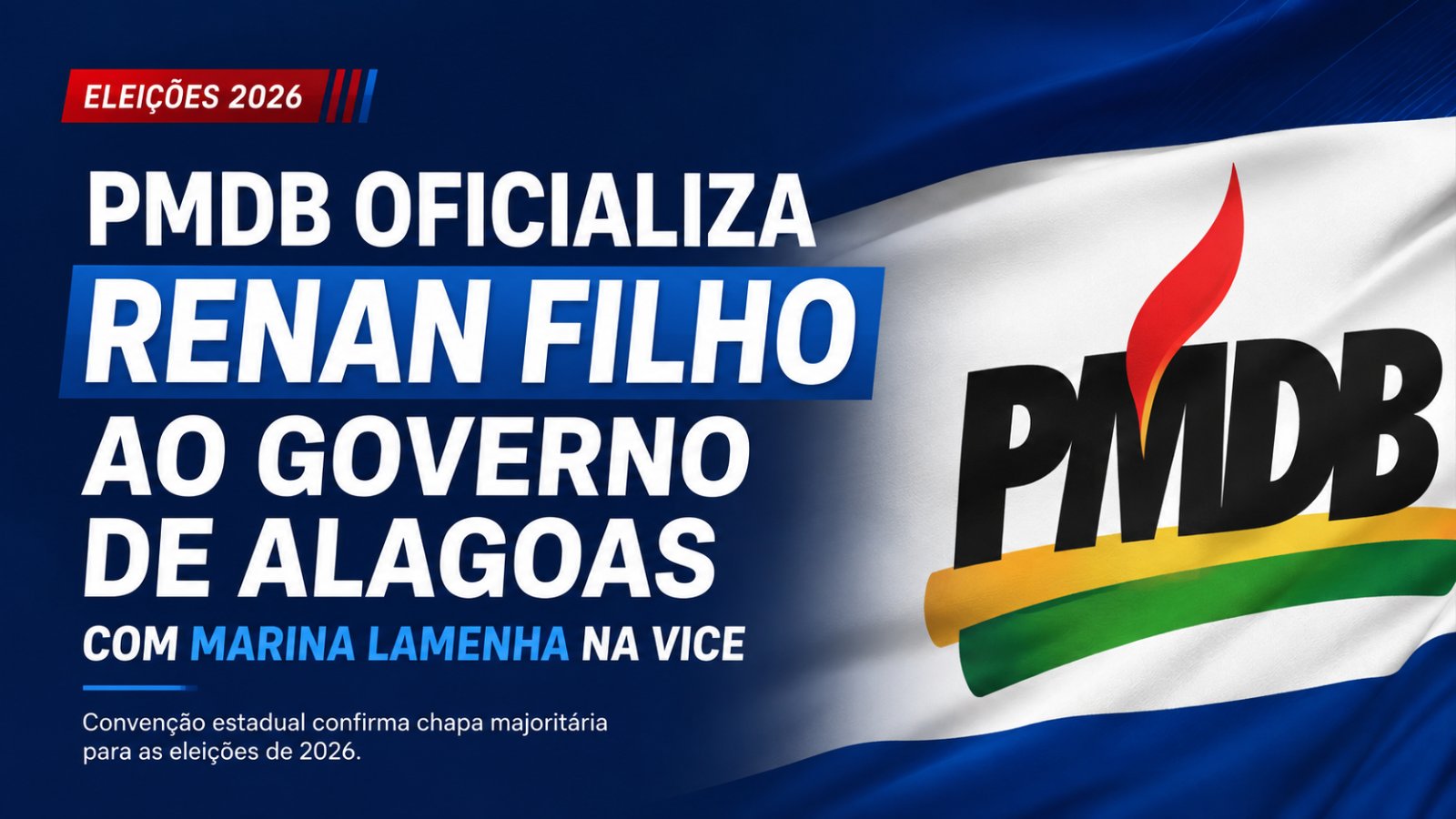 Convenção partidária durante as eleições de 2026 em Alagoas