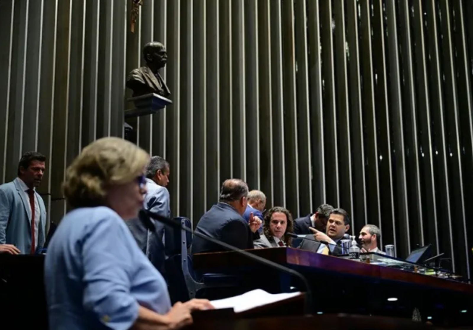 Plenário do Senado Federal durante sessão de votação