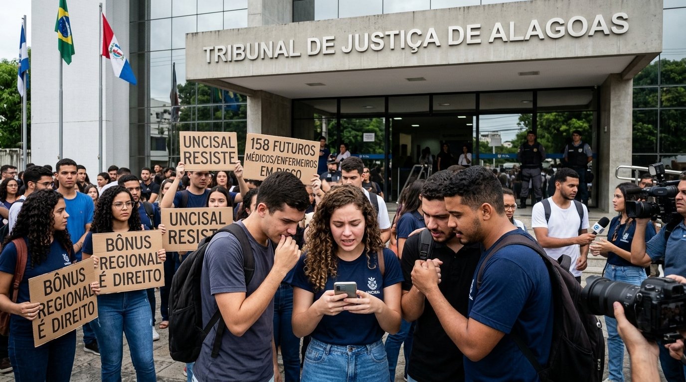 Fachada do Tribunal de Justiça de Alagoas